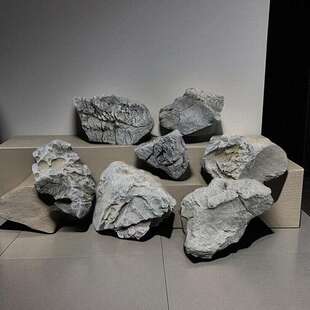 泡沫景观灰色石头仿真工艺假石头装饰酒店园林舞台造景青龙石摆件