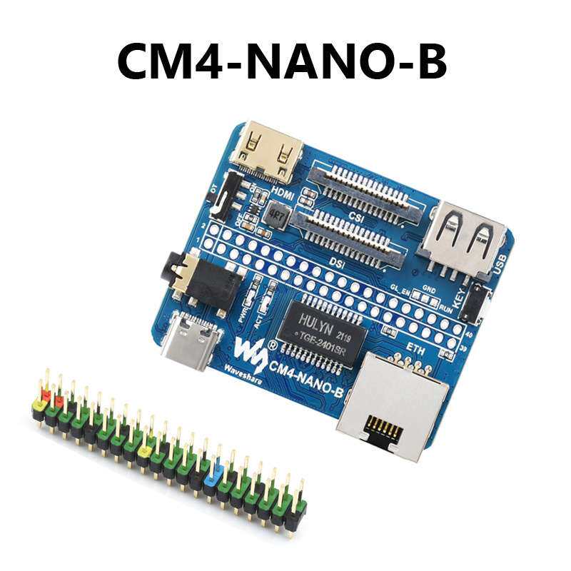 树莓派CM4/CM5 超迷你扩展板CM4 IO Board CM4-NANO-A/B/C