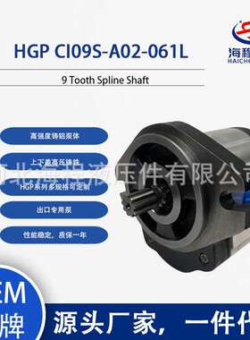 HGP CI09S-A02-061L 液压泵 出口专用 9 Tooth Spline Shaft