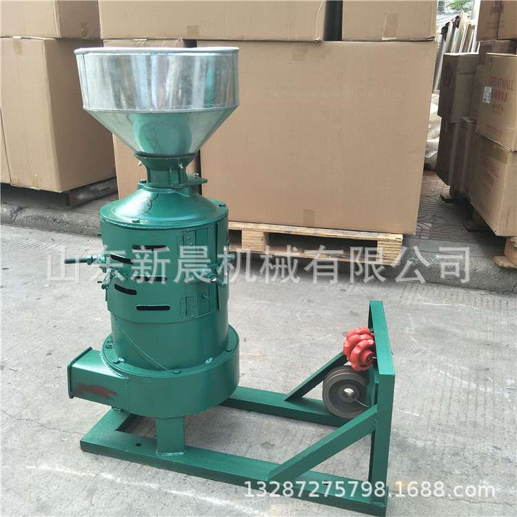 牡丹籽脱壳机 双风道铁辊碾米机大米稻谷去皮碾米机