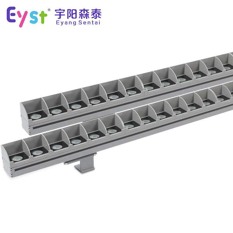 LED洗墙灯格栅条形灯防眩带荧光遮光罩新款DMX512灯具RGB防水