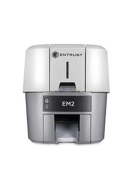 ENTRUST Datacard EM2双面证卡打印机员工卡厂牌PVC卡热升华