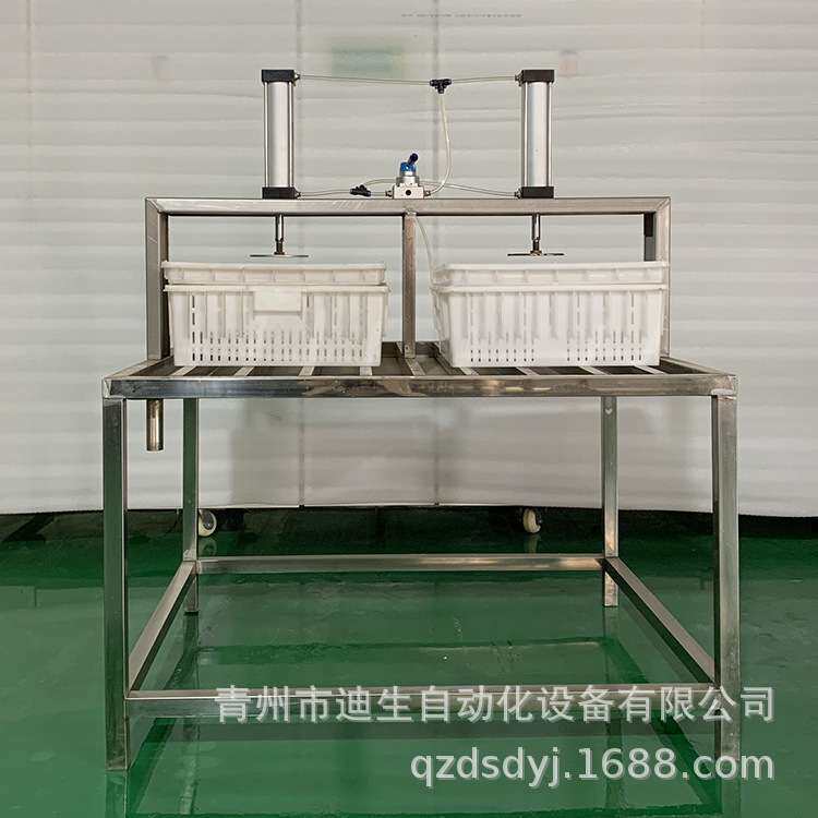商用豆腐压榨机不锈钢全自动豆腐压榨机豆花豆制品压榨成型机器