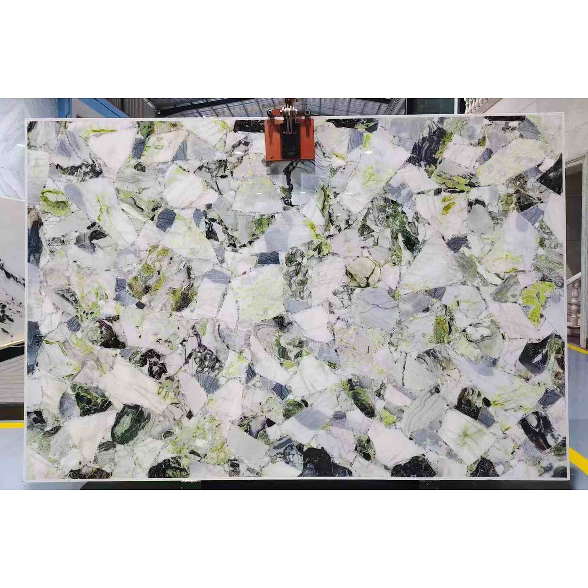 冷翡翠Ice Jade marble大理石大板白色系石材工装家装地砖墙砖