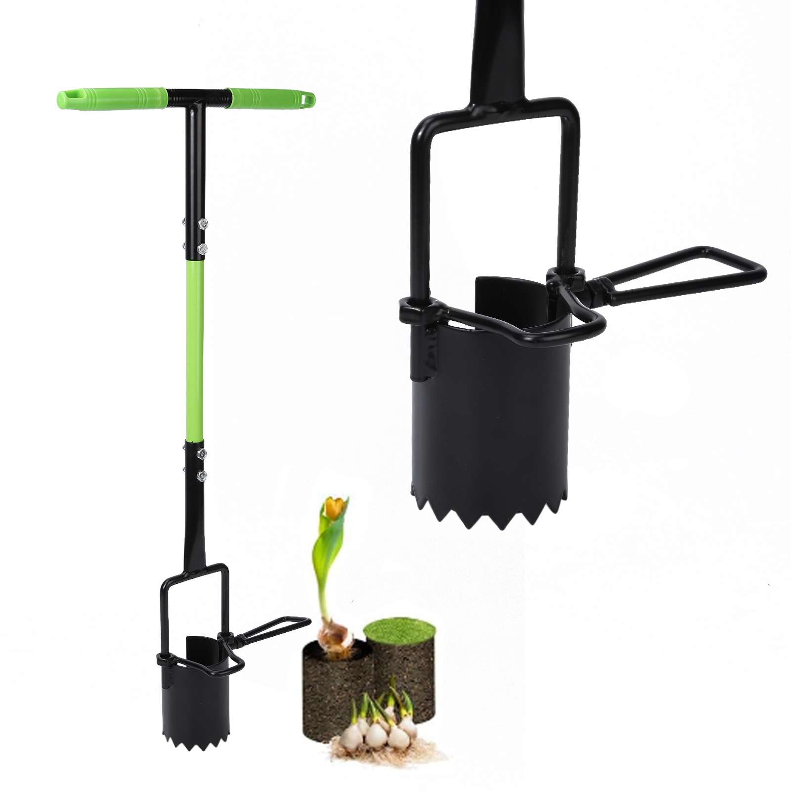 打洞移栽 挖苗神器 移栽种植玉米挖洞铲移苗器地膜农业工具