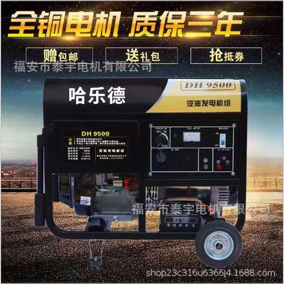 汽油发电机220v 家用小型发电机单相380v110v 发电机 家用小型