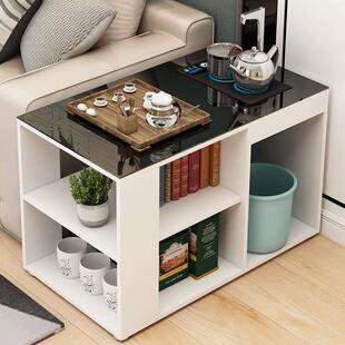 烧水壶桌煮茶柜一体茶桌移动式茶台家用边柜小柜子茶边桌柜茶几桌