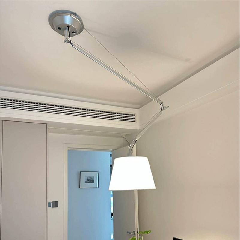 书房阅读摇臂伸缩可移位中古餐厅吊灯 Tolomeo 摇臂卧室工作室灯