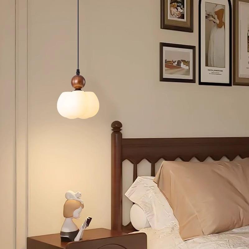 床头小吊灯走廊灯吧台单头中式过楼梯中古新款风格卧室餐厅道长线