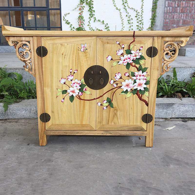 新款香樟木古典中式家具实木仿古翘头柜雕花手绘客厅多功能玄关柜,电子元器件市场,其它元器件,淘宝优惠券,粉丝福利购,淘宝优惠卷