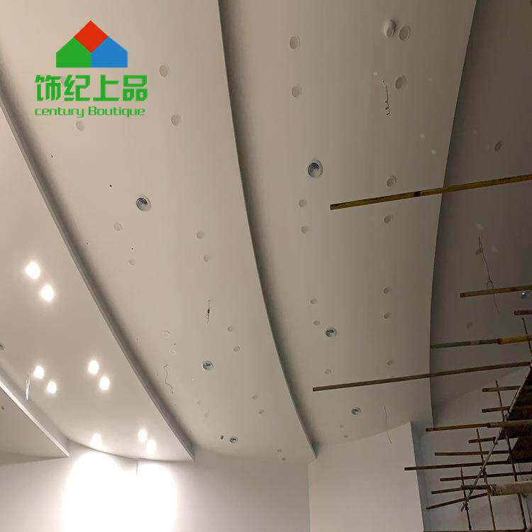 源头厂家GRG定造型石膏吊顶GRG墙面拦河中庭剧院柱子天花装饰线板