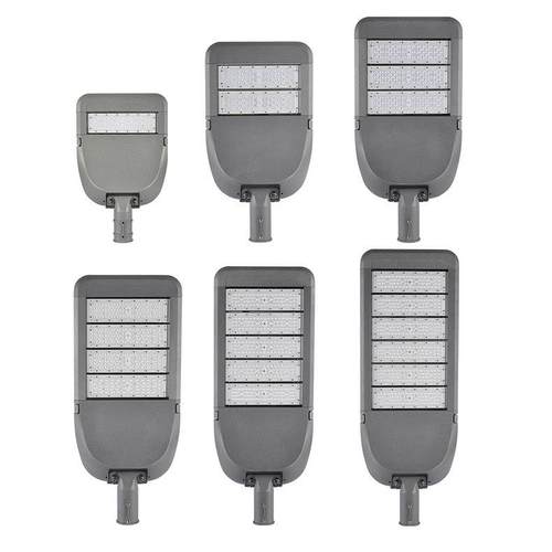 50W100W150W200W250W300W可调模组拼接光控感应型材压铸LED路灯头