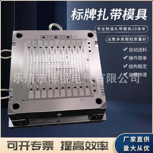 厂家供应专业生产钢钉线卡模具高精密标牌扎带模具尼龙扎带模具