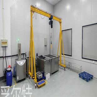 FT5无轨升降龙门架铝合金小型门式 起重机可拆卸遥控万向轮移动龙