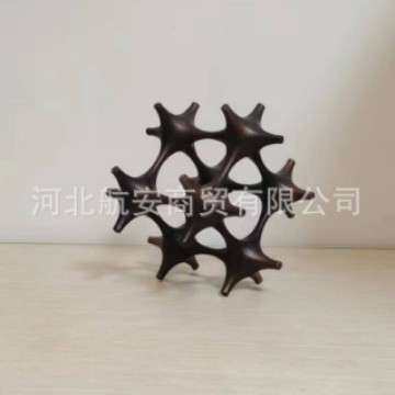 现代简约创意合金几何摆件抽象不规则几何体桌面茶几电视柜饰品
