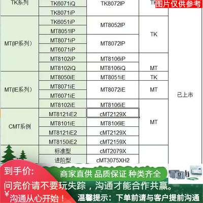 威纶通MT8101iE/CMT2109X2/MT8121iE2/cMT2129X/MT8150iE2 操控屏