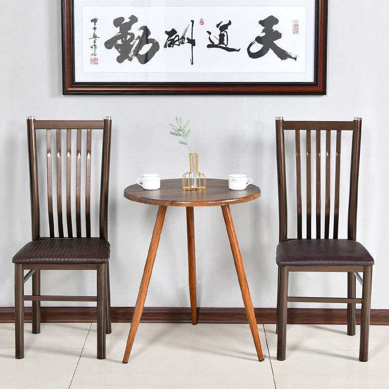 饭店椅子食堂快餐桌靠背椅餐厅烧烤新中式餐椅小吃店酒店久坐