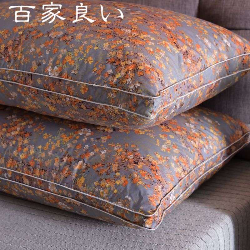 全棉140支出口羽绒枕头95白鹅绒家用成人单人五星级酒店软枕芯
