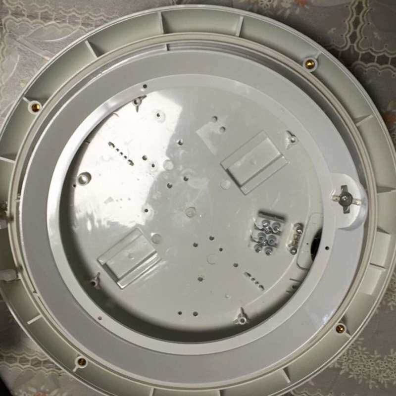 LED塑料三防灯户外防水圆形过道房间走廊书房吸顶灯外壳套件