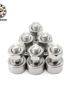 供应440不锈钢材质螺栓滚轮轴承CF4B KR12凸轮轴承随动器12*20*M4