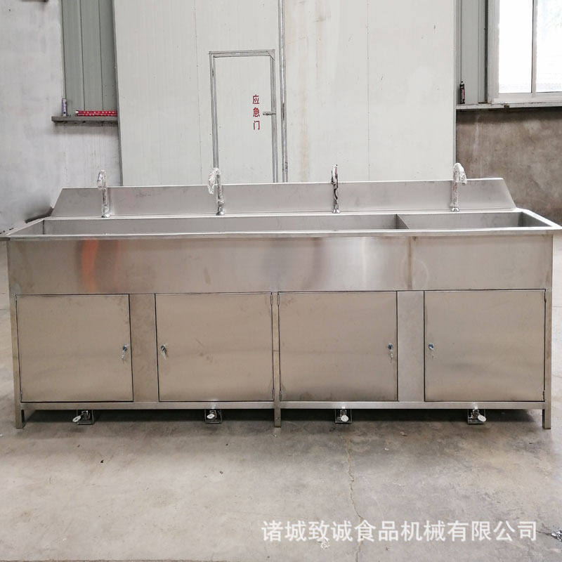 大型酒店洗手槽 橱柜式豪华洗手槽 防交叉感染洗手消毒池