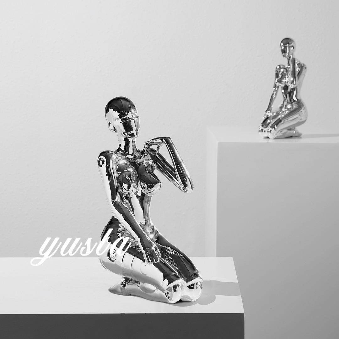 空山基女神机械科技摆件客厅电视柜样板间酒店别墅办公室软装饰品,鲜花速递/花卉仿真/绿植园艺,割草机/草坪机,淘宝优惠券,粉丝福利购,淘宝优惠卷