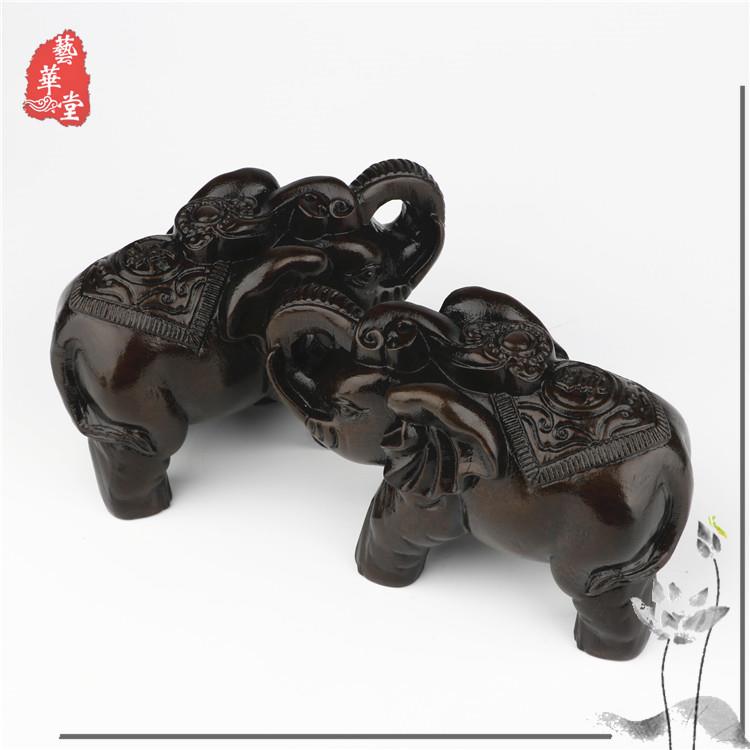 爆款 精品富贵 如意象摆件 越南非洲黑檀沉香木质工艺品厂家直