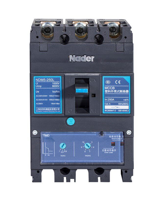 上海良信电器塑壳断路器NDM5E电子式断路器NDM5E-250L