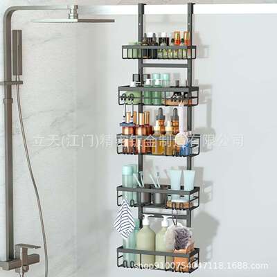 Behind the Door Five-layer Hanging Basket Storage Basket Bed