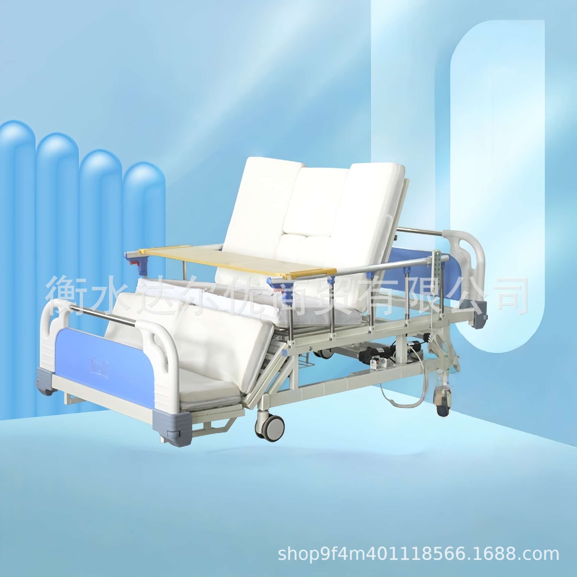 加宽电动家用护理床老人康复床病床翻身养老院升降卧床静音电机
