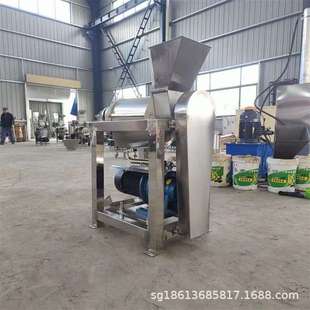 工业生姜螺旋榨汁机 大型不锈钢柚子葡萄果汁机 商用果蔬压榨机