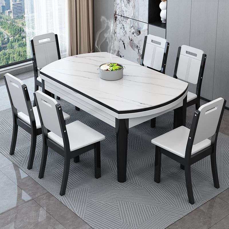 岩板餐桌餐椅组合小户型简约餐桌家用实木吃饭桌子圆桌可伸缩折叠,鲜花速递/花卉仿真/绿植园艺,割草机/草坪机,淘宝优惠券,粉丝福利购,淘宝优惠卷