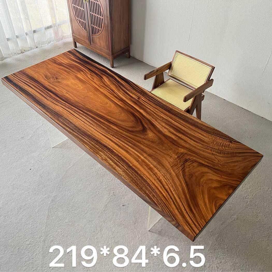 尺寸：219-84-6.5 胡桃木大板餐桌茶桌,3C数码配件,USB灯,淘宝优惠券,粉丝福利购,淘宝优惠卷