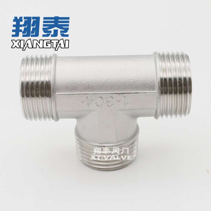 304不锈钢外丝三通 2分DN8-2寸DN50规格齐全