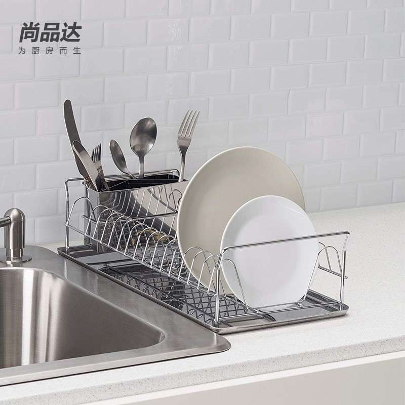 沥碗架单层厨房用品晾放碗碟碗筷餐具收纳盒碗盘置物架工厂直销