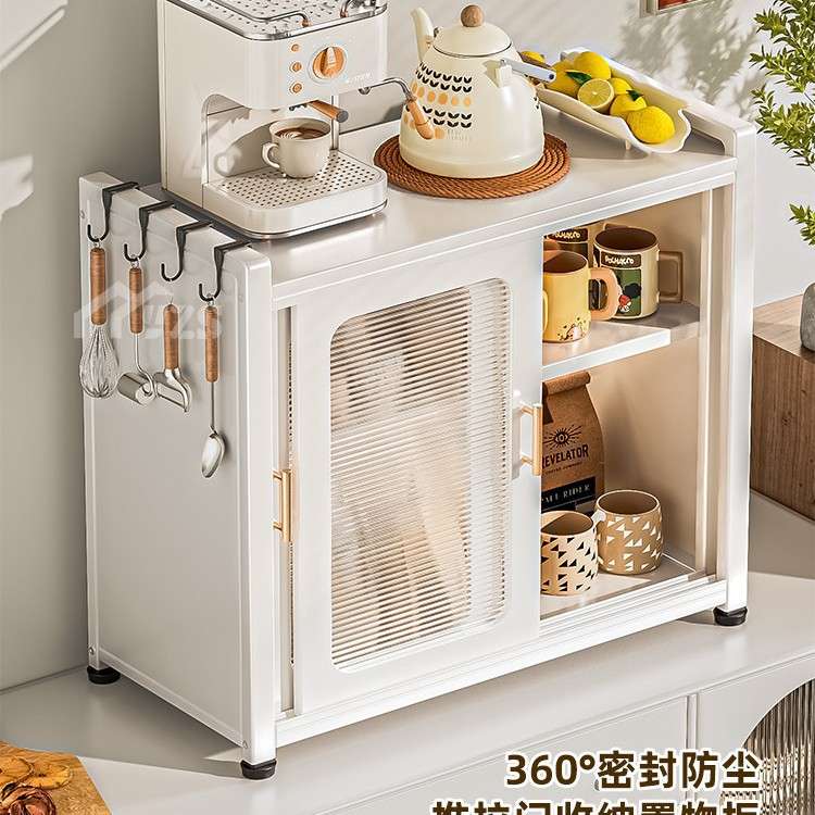 餐桌边柜桌面置物柜收纳柜家用多功能储物柜厨房餐边柜现代杯架