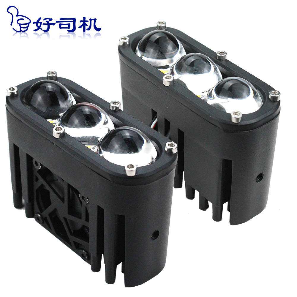 新款LED白黄双色射灯三眼透镜模型制作工具/辅料耗
