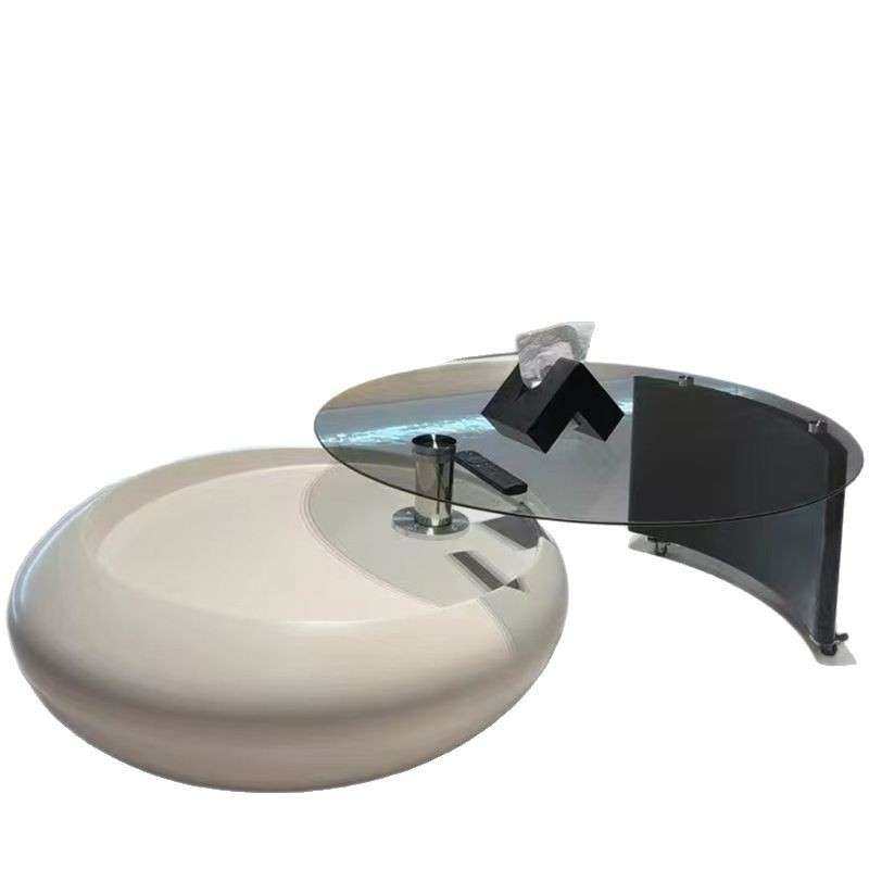 圆形茶几高端艺术感创意多功能旋转茶几桌简约现代中古茶台矮桌子,鲜花速递/花卉仿真/绿植园艺,割草机/草坪机,淘宝优惠券,粉丝福利购,淘宝优惠卷