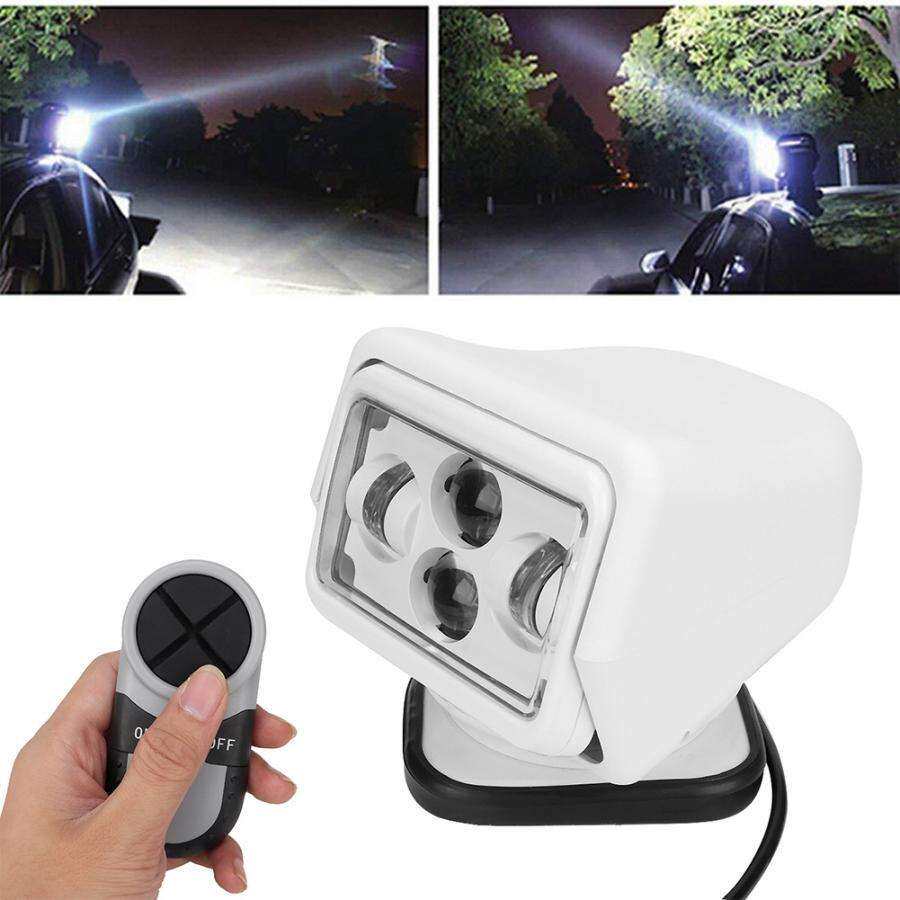 厂家 龙版60W led遥控探照灯工作灯游艇探照灯户外越野LED射灯