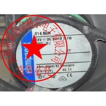 【铛裆机械】614NGN 24V 90MA 2.1W 原装正品德国进口 60*60*25MM