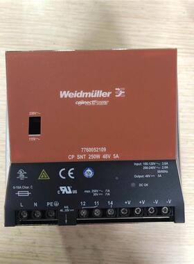 询价全新原装魏德米勒电源CP SNT 250W 48V 5A 订货号7760052109