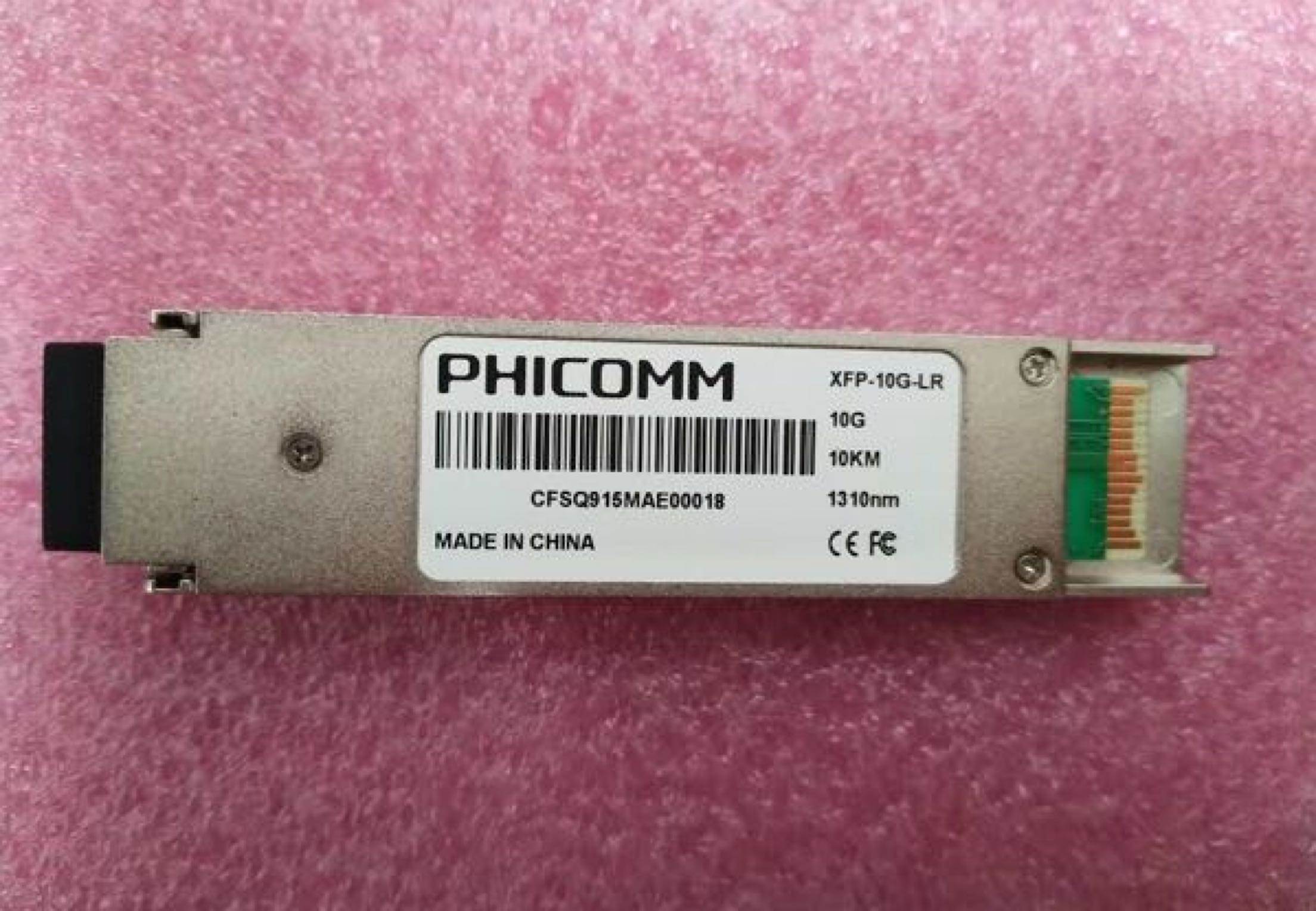 询价全新PHICOMM XFP-10G-LR光纤模块接口类型：LC波长：1310nm