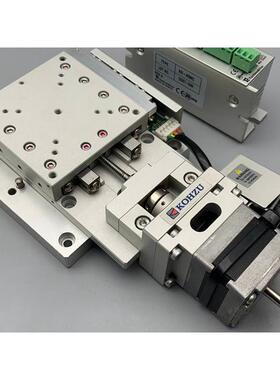 【铛裆机械】电动微调平移台 日本神津精机滑台 XA07A-R2台面70mm