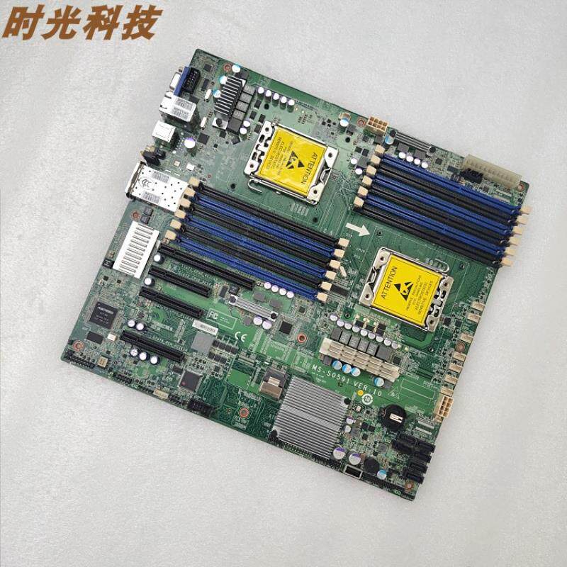 全新MSI微星 MS-S0591板载双万兆网卡 LGA1356针服务器主板 - 实物图