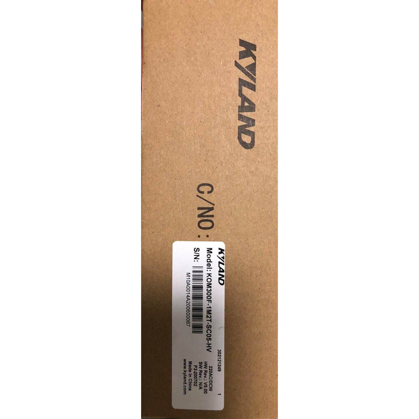 询价全新现货东土光电转换器，一光两电KOM300F-1M2T-SC05-HV，议