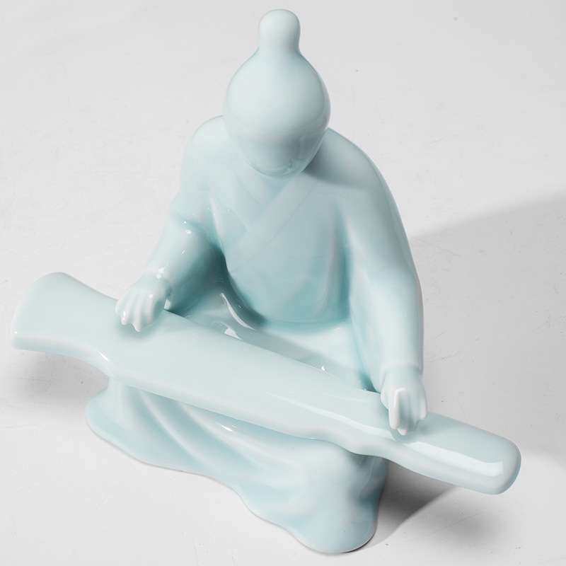 琴棋书画现代中式摆件个性创意家居饰品客厅办公桌陶瓷工艺品摆设