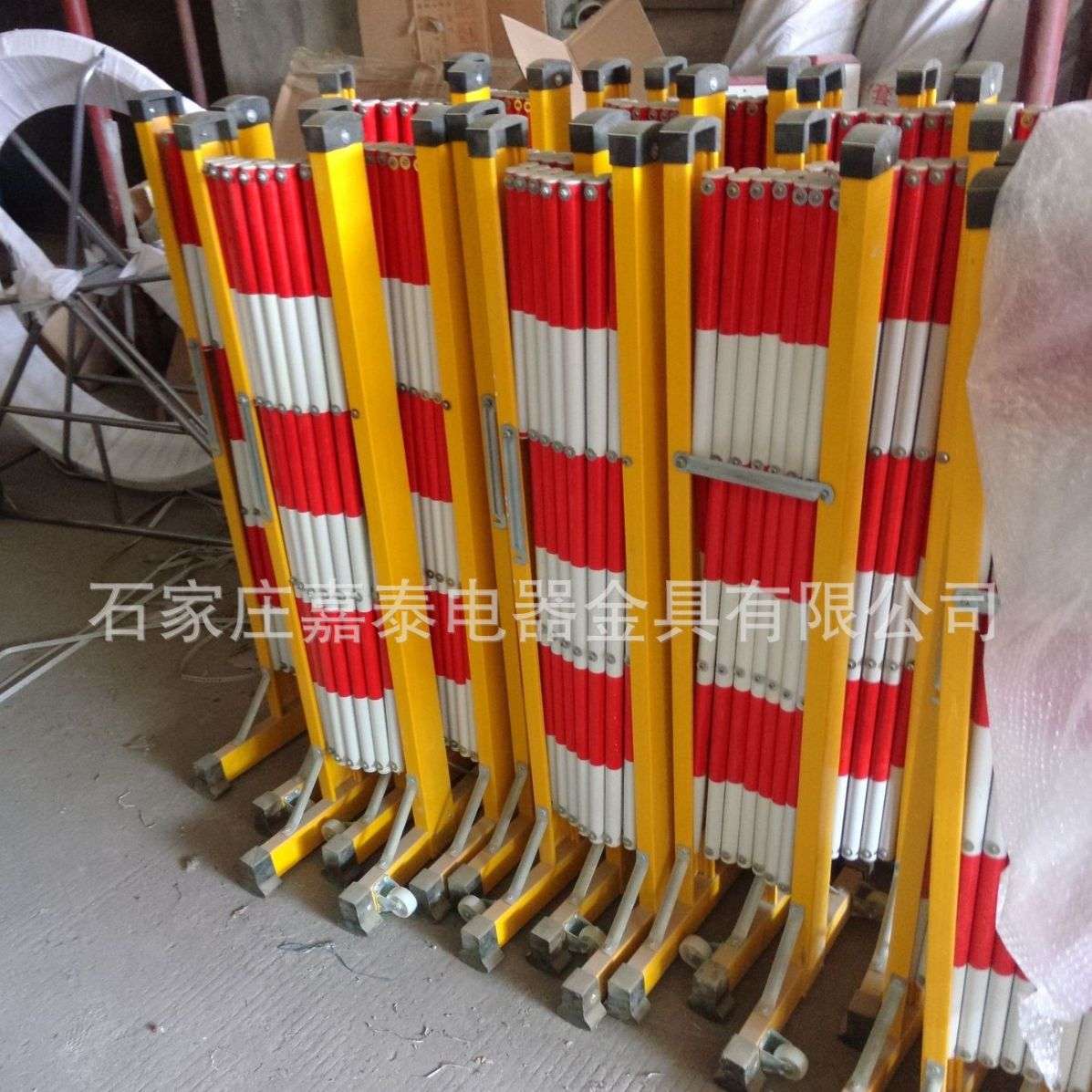 玻璃钢绝缘伸缩围栏 可移动管式伸缩围栏 道路安全伸缩围栏