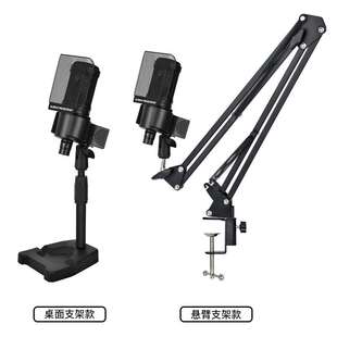 AT2020麦克风悬臂支架套装XLR麦克风48V话筒声卡麦克风