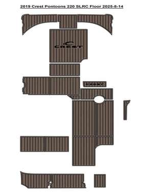2019 Crest Pontoons 220 SLRC 游艇船舶EVA柚木地板 eBay热销