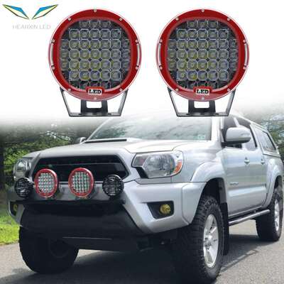 185W LED工作灯 9英寸越野行驶灯工程机器车灯 远程射灯